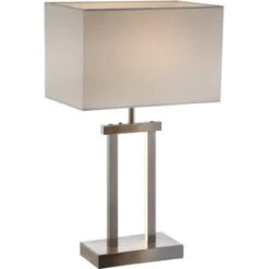 Nino Leuchten LED-Tischleuchte Sydney Nickel Matt EEK: A-A++