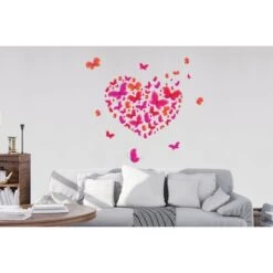Euroart Wandsticker Butterfly Heart 50 Cm X 70 Cm 3 Euroart Wandsticker Butterfly Heart 50 Cm X 70 Cm -Heimdekoration Angebote 483660 STIM1072 Sticker 2