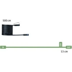 Paulmann Plug & Shine Kabel 1-in/2-out Schwarz 5 M IP68 -Heimdekoration Angebote 4950044 2425 7