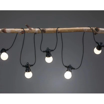 Paulmann Plug & Shine LED-Lichterkette IP44 Warmweiß 1 Paulmann Plug & Shine LED-Lichterkette IP44 Warmweiß