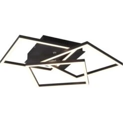 LED-Deckenleuchte Mobile 28W 3200 Lm Dimmbar Schwarz Matt