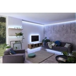 Paulmann MaxLED 250 Stripe 2,5 M TunW IP44 Cover 2700-6500K 10W 24V Silber Kunststoff -Heimdekoration Angebote 516784 2011 Bild07 1