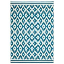 Teppich Icon 510 Elfenbein-Türkis 120 Cm X 170 Cm