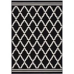 Teppich Retro 410 Schwarz-Elfenbein 200 Cm X 290 Cm