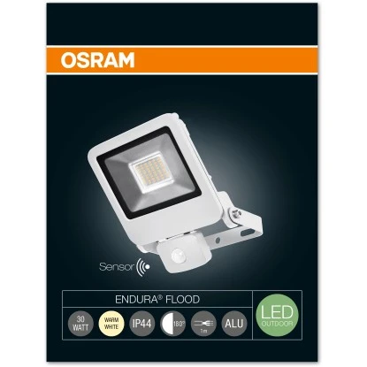 Ledvance LED-Strahler Endura Sensor Flood 30 W Weiß 2 Ledvance LED-Strahler Endura Sensor Flood 30 W Weiß – Bild 2