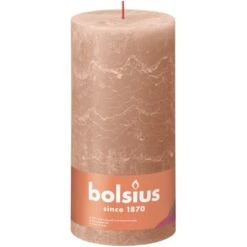 Bolsius Rustik-Kerze Shine 200/100 Mm Cremiges Karamell