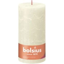 Bolsius Rustik-Kerze Shine 200/100 Mm Weiche Perle
