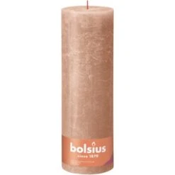 Bolsius Rustik-Kerze Shine 300/100 Mm Cremiges Karamell