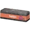 Bolsius Rustik-4-Docht-Kerze Shine 80/90/250 Mm Stürmisches Grau