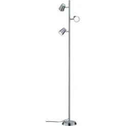 Trio LED Stehleuchte Narcos Nickel Matt 1540 Mm X 280 Mm X 180 Mm