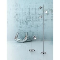 Trio LED Stehleuchte Narcos Nickel Matt 1540 Mm X 280 Mm X 180 Mm -Heimdekoration Angebote 593457 2451 8