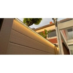 LyghtUp Adapterprofil Für 40 Mm WPC, Holz- & Alu-Zäune 173,3 Cm Silber Eloxiert -Heimdekoration Angebote 60765140380 11027400 AB 05