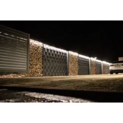 LyghtUp LED-Zaunbeleuchtung Set 1 X LED-Leiste 246 Cm Netzteil EU Anthrazit -Heimdekoration Angebote 60765140564 11027400 AB 05
