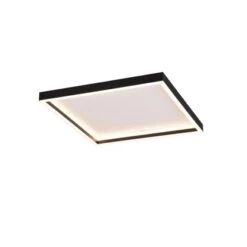 Reality LED-Deckenleuchte Rotonda 1-flammig Schwarz Matt 35 Cm X 35 Cm