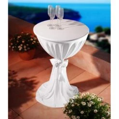 Tischhusse 80 Cm X 145 Cm Weiß