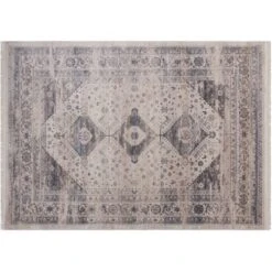 Kayoom Teppich Tibet Haixi Silber 120 Cm X 170 Cm
