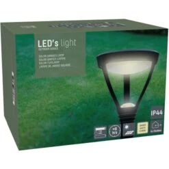 Solarleuchte Lima Mit Erdspieß 4 Lm 3000 K IP44 Schwarz -Heimdekoration Angebote 693192 11020200 04