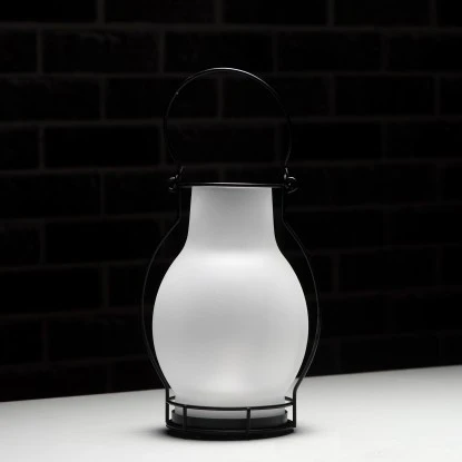 Solar-Laterne Bogota 3 Lm 1600 K IP44 Sensor Weiß 2 Solar-Laterne Bogota 3 Lm 1600 K IP44 Sensor Weiß – Bild 2