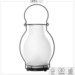 Solar-Laterne Bogota 3 Lm 1600 K IP44 Sensor Weiß 19 Solar-Laterne Bogota 3 Lm 1600 K IP44 Sensor Weiß -Heimdekoration Angebote 693231 11020200 09