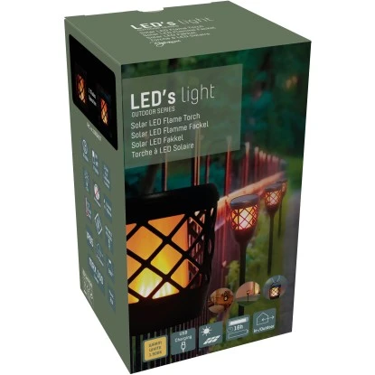 Solar-Laterne Rapanui Mit Erdspieß 2 W 50 Lm 1500 K IP65 Sensor Schwarz 9 Solar-Laterne Rapanui Mit Erdspieß 2 W 50 Lm 1500 K IP65 Sensor Schwarz – Bild 9