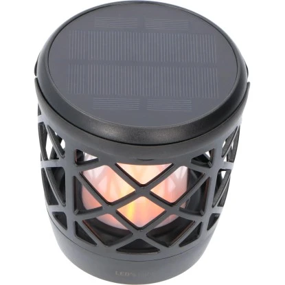 Solar-Laterne Rapanui Mit Erdspieß 2 W 50 Lm 1500 K IP65 Sensor Schwarz 14 Solar-Laterne Rapanui Mit Erdspieß 2 W 50 Lm 1500 K IP65 Sensor Schwarz – Bild 14