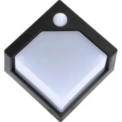 Solar-Wandleuchte Pretoria 1 W 50 Lm 2700 K IP44 Sensor Schwarz -Heimdekoration Angebote 693315 11020200 07