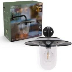 Solar-Wandleuchte Lagos 300 Lm 2200 - 2700K IP44 Schwarz -Heimdekoration Angebote 693359 11020200 03