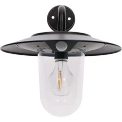 Solar-Wandleuchte Lagos 300 Lm 2200 - 2700K IP44 Schwarz -Heimdekoration Angebote 693359 11020200 05