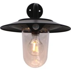 Solar-Wandleuchte Lagos 300 Lm 2200 - 2700K IP44 Schwarz -Heimdekoration Angebote 693359 11020200 06