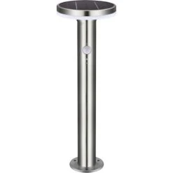 Solar-Wegeleuchte Porto 6 W 600 Lm 2700 K IP44 Sensor Rostfreier Stahl