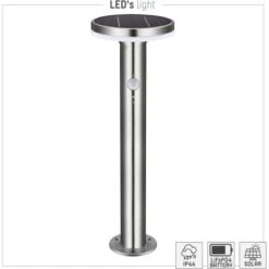 Solar-Wegeleuchte Porto 6 W 600 Lm 2700 K IP44 Sensor Rostfreier Stahl 9 Solar-Wegeleuchte Porto 6 W 600 Lm 2700 K IP44 Sensor Rostfreier Stahl -Heimdekoration Angebote 693391 11020200 03