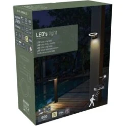 Solar-Wandleuchte Marseille 6 W 600 Lm 2700 K IP44 Sensor Schwarz -Heimdekoration Angebote 693405 11020200 05