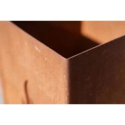 Gartenfreude Windlicht 16 X 16 X 50 Cm Flammen Edelrost -Heimdekoration Angebote 721520 4655 7