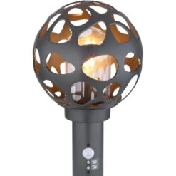 Globo Sockelleuchte Hilario Edelstahl Anthrazit Mit Sensor 7 Globo Sockelleuchte Hilario Edelstahl Anthrazit Mit Sensor -Heimdekoration Angebote 755747 3749 4