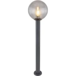 Globo Außenleuchte Hedwig Aluminium Druckguss Anthrazit Glas