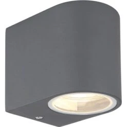 Globo Außenleuchte Veronika Rund 6,8 X 8, 1 Cm Anthrazit