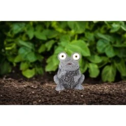 Globo LED-Solaraußenleuchte Frosch Kunststoff Grau -Heimdekoration Angebote 765935 3749 3