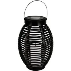 Globo LED-Solaraußenleuchte Laterne Mit Feuereffekt Kunststoff Grau Rattanoptik 15 Globo LED-Solaraußenleuchte Laterne Mit Feuereffekt Kunststoff Grau Rattanoptik -Heimdekoration Angebote 765947 3749 8