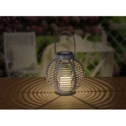 Globo LED-Solaraußenleuchte Laterne Kunststoff Taupe In Rattan Optik 15 Globo LED-Solaraußenleuchte Laterne Kunststoff Taupe In Rattan Optik -Heimdekoration Angebote 765948 3749 6