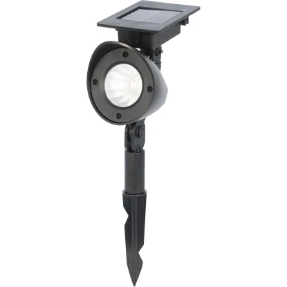 Globo LED-Solarspot 2 In 1 Wandlampe Und Erdspieß Schwarz 2 Globo LED-Solarspot 2 In 1 Wandlampe Und Erdspieß Schwarz – Bild 2