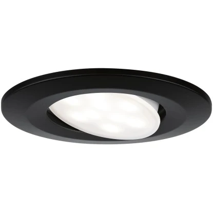 Paulmann LED-Einbauleuchte Calla Rund 3x6 W Schwarz Matt Schwenkbar 4000K IP65 2 Paulmann LED-Einbauleuchte Calla Rund 3x6 W Schwarz Matt Schwenkbar 4000K IP65 – Bild 2