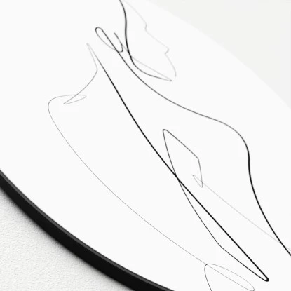 Glasbild Face Lines II 20 Cm X 20 Cm 3 Glasbild Face Lines II 20 Cm X 20 Cm – Bild 3