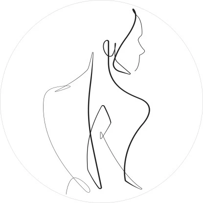 Glasbild Face Lines II 20 Cm X 20 Cm 2 Glasbild Face Lines II 20 Cm X 20 Cm – Bild 2