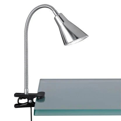 Trio LED-Klemmleuchte Nickel 1 Trio LED-Klemmleuchte Nickel