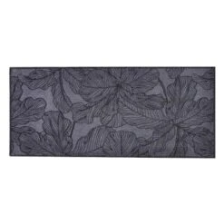Universal Läufer Floral Anthrazit 67 Cm X 150 Cm