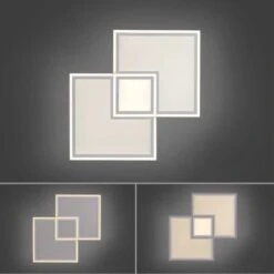 LED-Deckenleuchte Edging Weiß 67,7 X 67,7 Cm CCT 2700 K - 5000 K -Heimdekoration Angebote 872993 2426 13