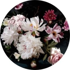 Pro Art Glasbild Baroque Flowers V Ø 30 Cm