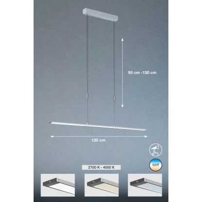 Fischer & Honsel LED-Pendelleuchte Metz TW 1x 29 W Aluminium 3300 Lm 5 Fischer & Honsel LED-Pendelleuchte Metz TW 1x 29 W Aluminium 3300 Lm – Bild 5