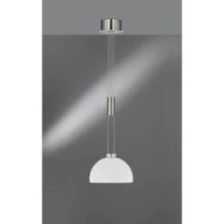 Fischer & Honsel LED-Pendelleuchte Avignon 1x 9 W Weiß-Nickel 1000 Lm 9 Fischer & Honsel LED-Pendelleuchte Avignon 1x 9 W Weiß-Nickel 1000 Lm -Heimdekoration Angebote 891150 1546 4