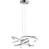Fischer & Honsel LED-Pendelleuchte Sund TW 4x 8 W Weiß-Nickel 3400 Lm